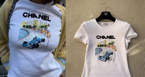 chanel formula one top|Chanel f1 shirt price.